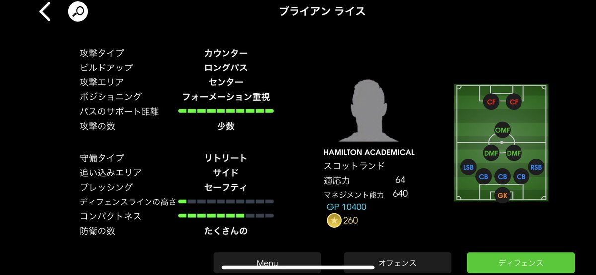 コディーノ チャンネル 7 8 監督情報 プランタード こちらも優秀そうな2omf イサギーレ 高コストで数値優秀5バック 前3枚が密で面白そう ライス 5バック久々の復活 更新した監督の人数は多いが超優秀みたいな監督はいなそうかな そして これが今作