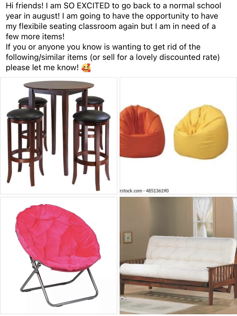 Bringing back the #flexseating 😎
✨GLADLY accepting donations✨