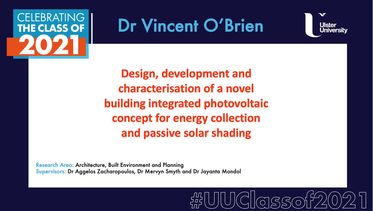 Doctoral College (@ulsteruniphd) on Twitter photo Congratulations Dr Vincent O'Brien!
<a href="/ULSTER_BSABE/">@ULSTER_BSABE</a> <a href="/UlsterUniBERI/">Built Envt Res Inst</a>
<a href="/UlsterCEBE/">Computing, Engineering and the Built Environment</a> #Classof2021 #PhinisheD Congratulations Dr Vincent O'Brien!
<a href="/ULSTER_BSABE/">@ULSTER_BSABE</a> <a href="/UlsterUniBERI/">Built Envt Res Inst</a>
<a href="/UlsterCEBE/">Computing, Engineering and the Built Environment</a> #Classof2021 #PhinisheD