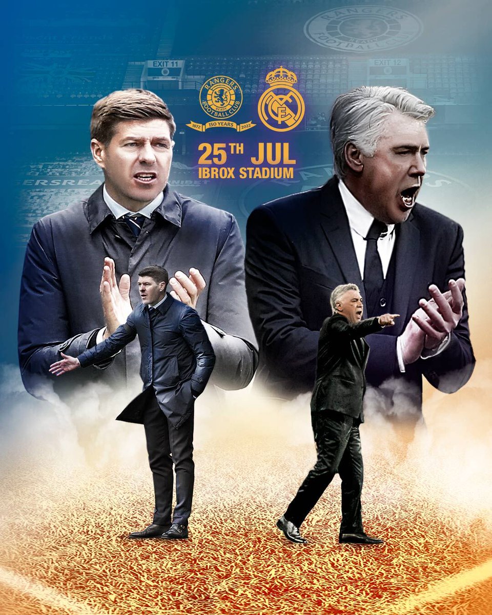 Real Madrid C.F. 🇬🇧🇺🇸 (@realmadriden) on Twitter photo ⚽📝 First pre-season friendly CONFIRMED!
🆚 <a href="/RangersFC/">Rangers Football Club</a>
📆 25/07
🏟 Ibrox Stadium (Glasgow)
#HalaMadrid ⚽📝 First pre-season friendly CONFIRMED!
🆚 <a href="/RangersFC/">Rangers Football Club</a>
📆 25/07
🏟 Ibrox Stadium (Glasgow)
#HalaMadrid