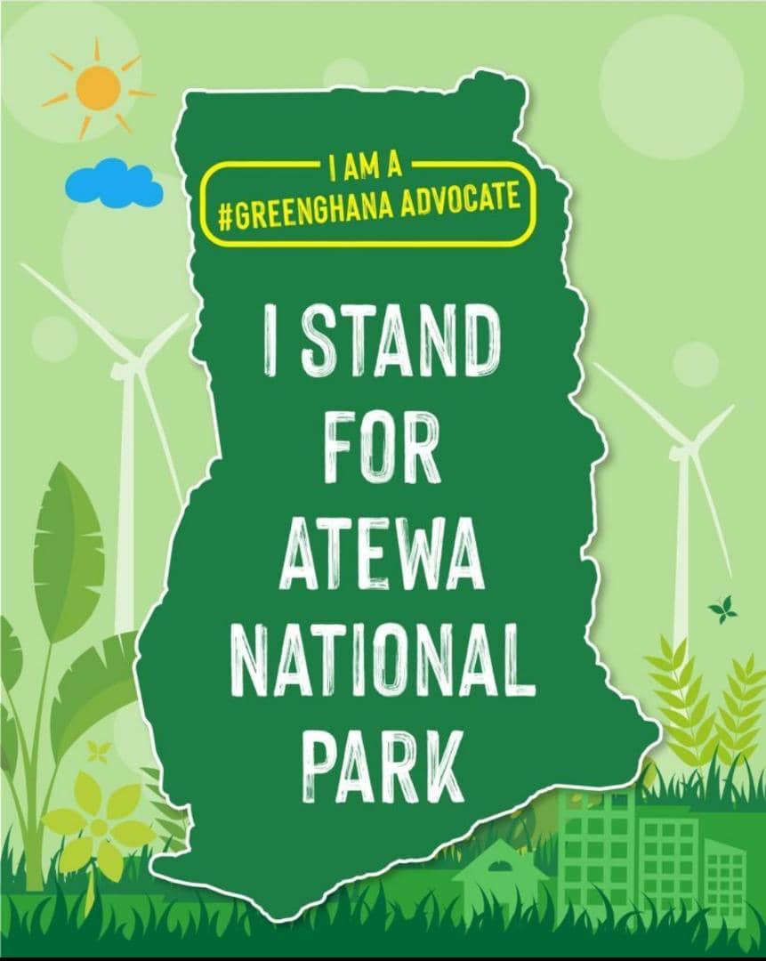 Let's all rally behind the call for #AtewaForest to be made a National Park. 
Kindly like and share with the hashtag I am a #GreenGhanaAdvocate 
#Atewa4NationalPark
<a href="/NAkufoAddo/">Nana Akufo-Addo</a> <a href="/mlnrgovgh/">Ministry of Lands and Natural Resources-Ghana</a> <a href="/mestighofficial/">Ministry of Environment, Science & Technology</a> <a href="/gyemgh/">Ghana Youth Environmental Movement (GYEM)</a> <a href="/GhanaFrogs/">Save Ghana Frogs</a> <a href="/foe_gh/">Friends of the Earth-Ghana</a> <a href="/ForestWatchGh/">Forest Watch Ghana</a> <a href="/fcghana2020/">Forestry Commission Gh</a> <a href="/EPA_Ghana/">Environmental Protection Authority</a>