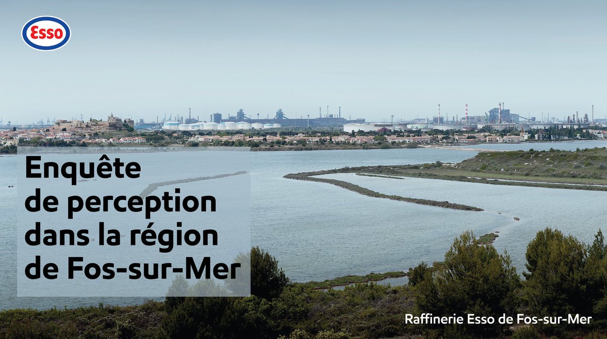 ExxonMobil en France (@exxonmobil_fra) on Twitter photo Pour un dialogue efficace avec les habitants autour de notre raffinerie Esso de <a href="/villedefos/">Ville de Fos-sur-Mer</a>, nous réalisons notre enquête de perception avec <a href="/MktMedT/">Marketing Méditerranée</a>. Objectifs : identifier et comprendre les attentes des riverains en matière d’environnement, d’impact économique et de sécurité. Pour un dialogue efficace avec les habitants autour de notre raffinerie Esso de <a href="/villedefos/">Ville de Fos-sur-Mer</a>, nous réalisons notre enquête de perception avec <a href="/MktMedT/">Marketing Méditerranée</a>. Objectifs : identifier et comprendre les attentes des riverains en matière d’environnement, d’impact économique et de sécurité.
