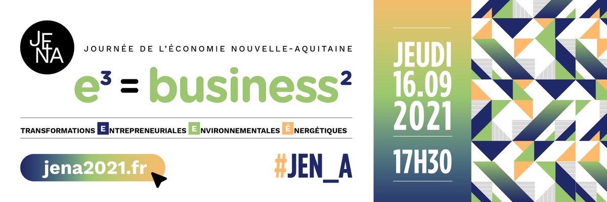 TRANSFORMATIONS : ENTREPRENEURIALES / ENVIRONNEMENTALES / ÉNERGÉTIQUES en débat jeudi 16 septembre 2021 à 17h30
Programme ici : jena2021.fr