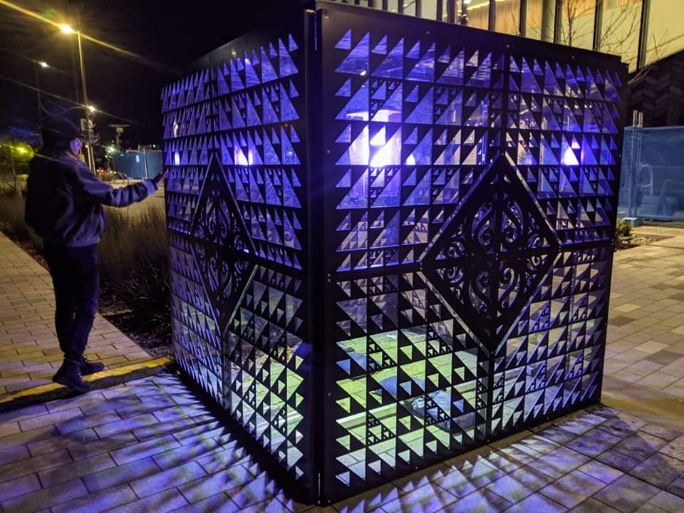 alichur's tweet photo. Some pretty sweet cubes in Christchurch at the moment #TiramaMai https://t.co/RaenH5S77Z