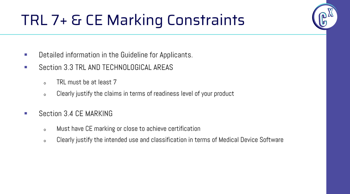 TheCovidX's tweet photo. π’ Very important!!! TRL 7+ & CE Marking Constraints.
π Join the #COVIDXwebinar now! https://t.co/yQSTFiHcYv
#DATAvCOVID #TheCovidX #GameOn https://t.co/HbbYj94dsE