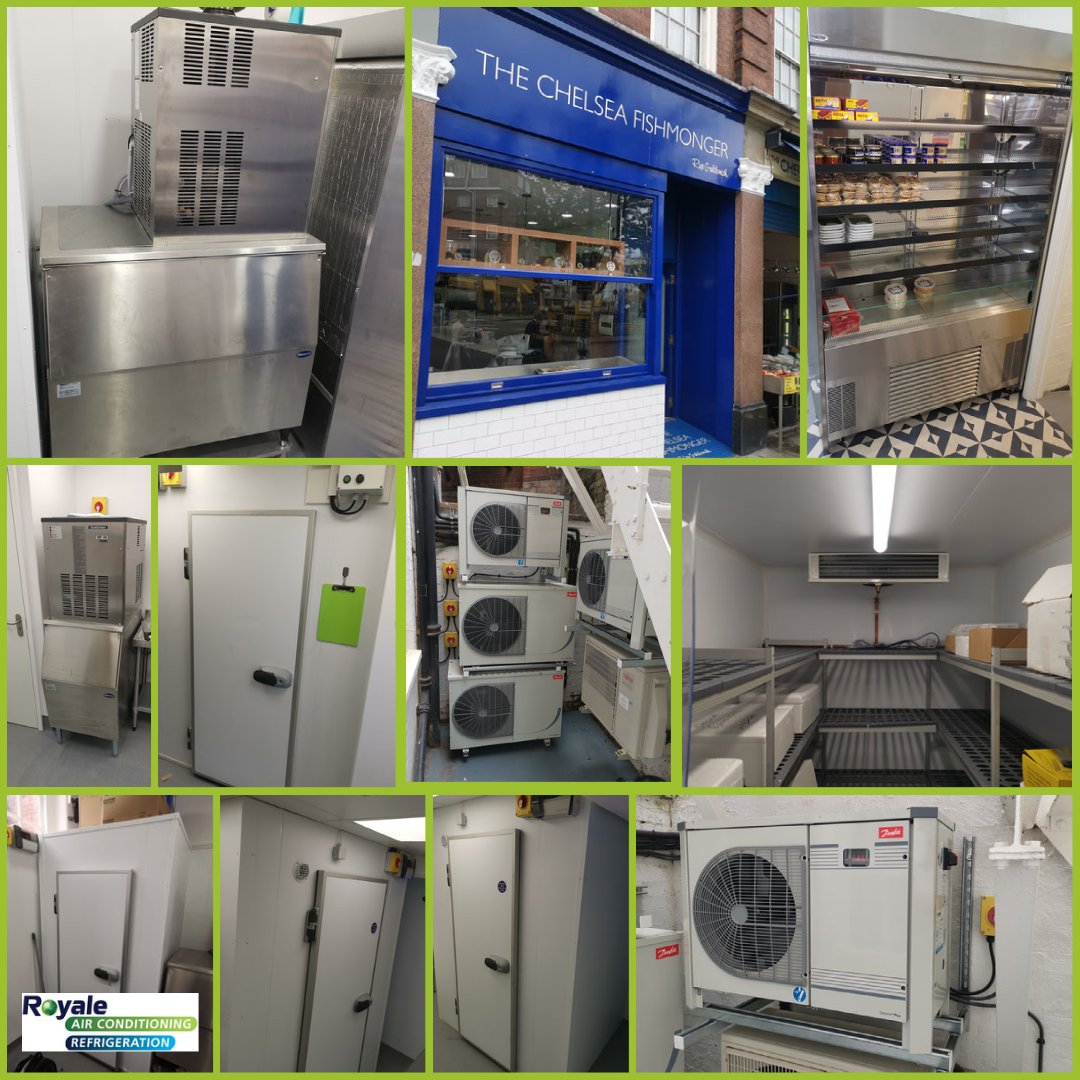 All finished at the newly expanded Chelsea Fishmonger where we installed a #freezer #coldroom two #fridge #coldrooms and a display fridge all on remote #refrigeration with @DanfossClimate condenser units and two flaker #icemachines
royaleref.com
#london