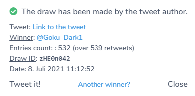 CSGOTradesCom's tweet photo. Winner is @Goku_Dark1 
Please reply under this tweet and we will get in touch with you via DM. https://t.co/ClpSoyeeAk