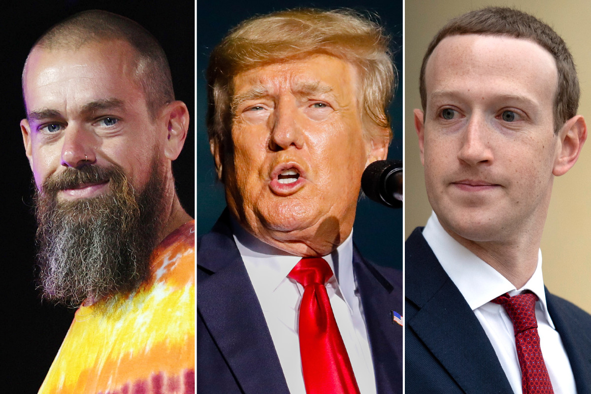 Trump to sue Facebook's Mark Zuckerberg, Twitter's Jack Dorsey report