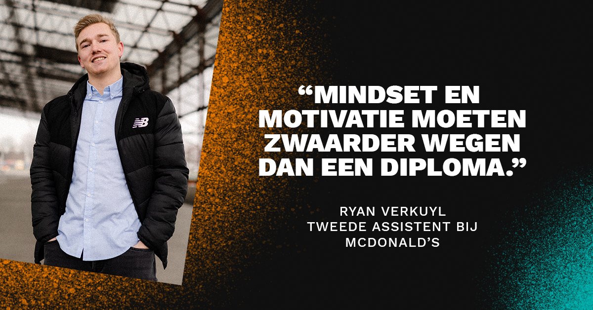 "Werken jongeren alleen voor de centen? Zeker niet. Voor ons magazine YOUNG vroegen we het aan 5 van hen. Waaronder aan Ryan (21). Hij werkt om te leren in de praktijk: bit.ly/3hEvNEv