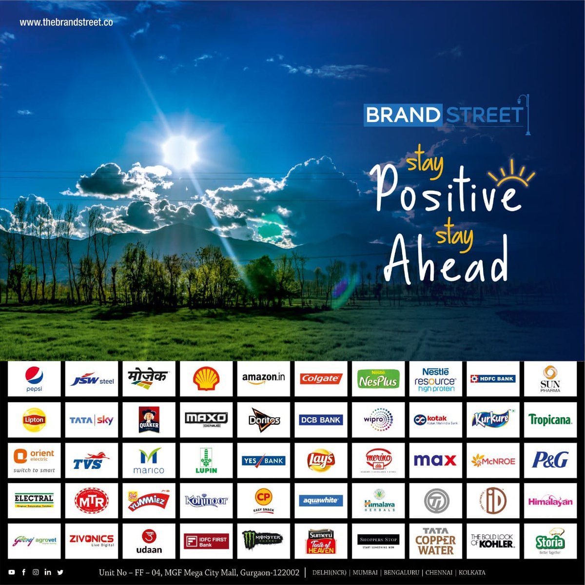 BrandStreetInt1's tweet photo. Brand Street Integrated is aggressively working towards its goal. 
Currently, BSI is amongst the top 10 most promising #experientialmarketing firms in #India.

https://t.co/hIS9lwE1WM

#brandstreet #marketingagency #brandactivation https://t.co/RwGXA9fIdA