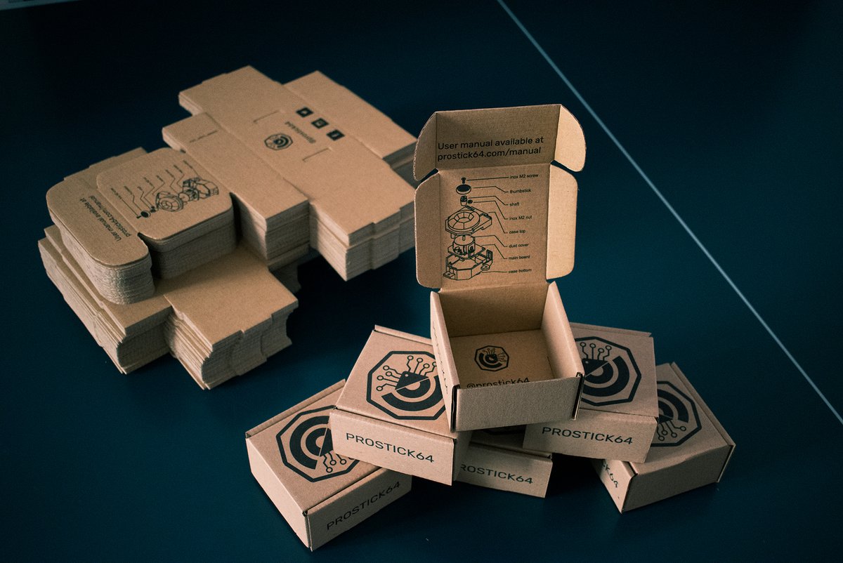 ProStick64's tweet image. Shipping boxes arrived today! First 10 prototypes shipping by the end of the month! Stay tuned for updates
.
.
.
.
.
#nintendo64 #prostick64 #stick #controller #PCB #DIY #testing #prototype #staytuned #arduino #nintendo #n64 #mod