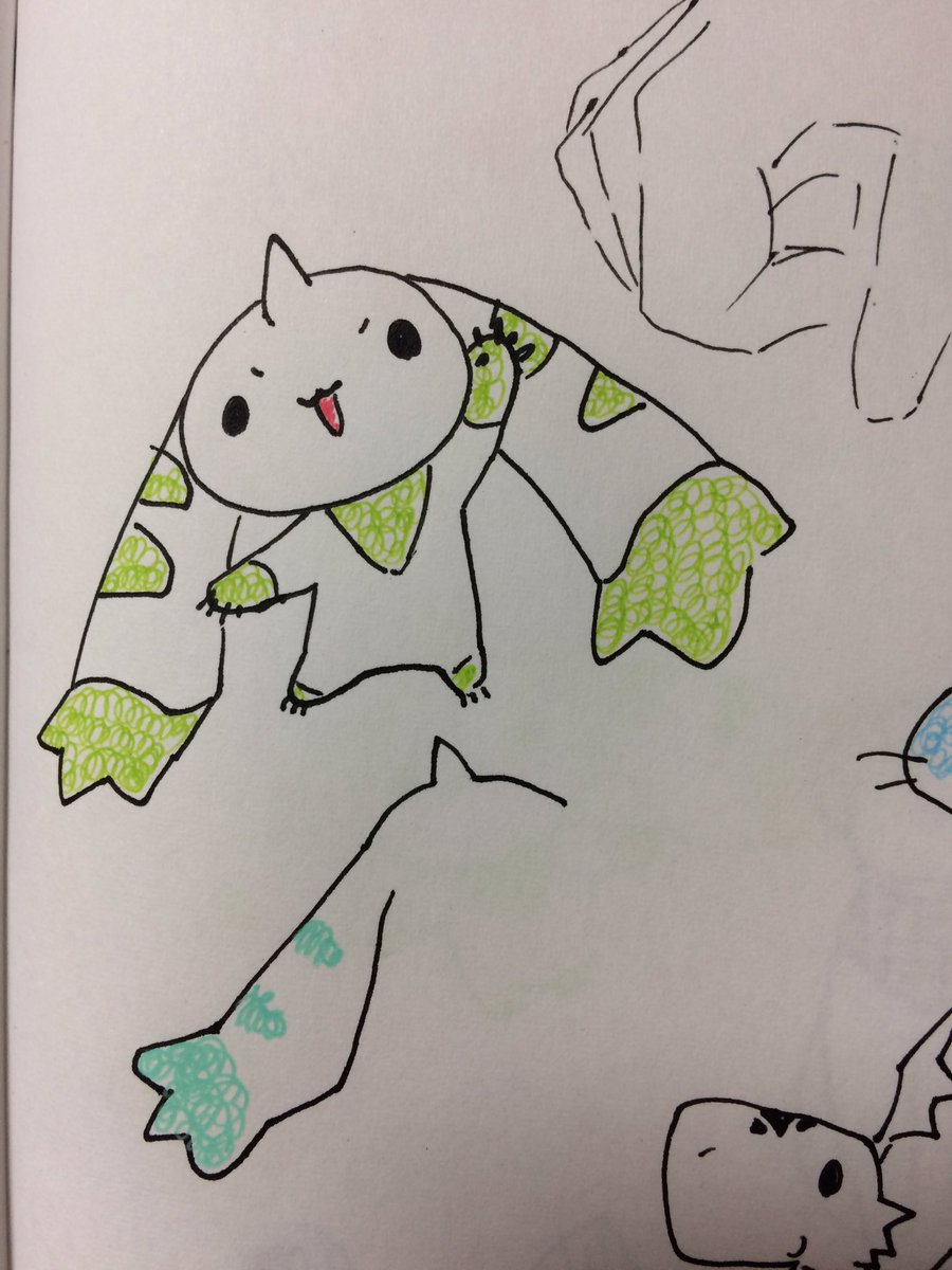 この時に描いてたテリアモンとかめちゃ可愛いやん。なんだこの気の抜けたギルモン。もちもちしたい 
