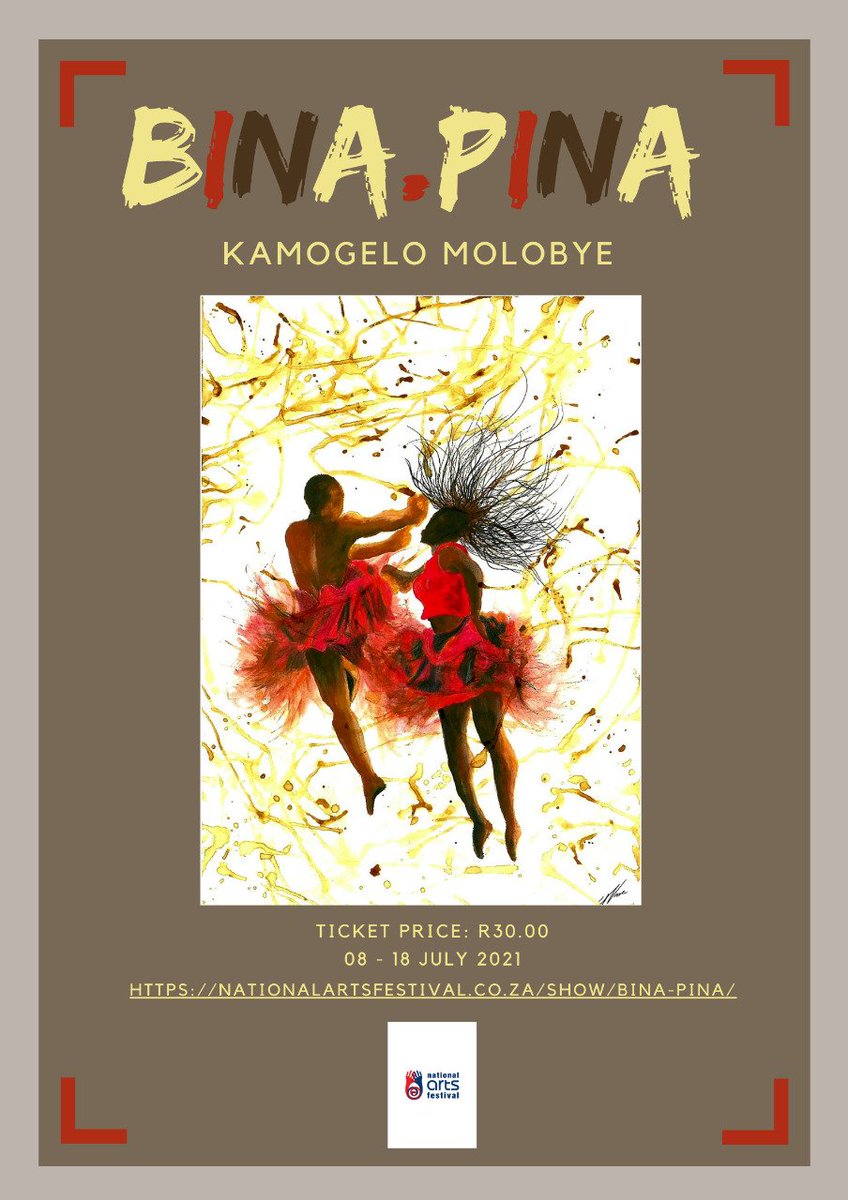 Kamo_Molobye's tweet image. Today I share you with others. I am excited and nervous. We have been met with so many delays and challenges, but you insisted on living and breathing. I look forward to people celebrating dancen and music with us during the @artsfestival #naf2021 ❤
  nationalartsfestival.co.za/show/bina-pina/