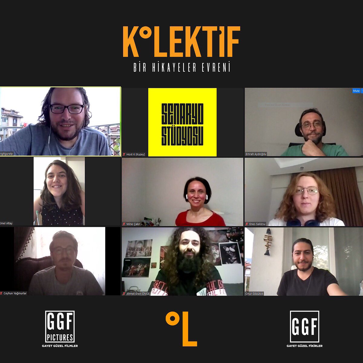 Fikirleri, “Kolektif” projesine bölüm öykülerine dönüştürmek üzere 200 başvuru arasından seçilen 6 arkadaşımızla dün ilk toplantımızı yaptık✌️🙂 Temmuzda #SenaryoStüdyosu ve bizimle sözleşmeleri tamamlanacak ve fikirlerini 2 yıl boyunca temsil etmemiz üzere ödemeleri yapılacak+++