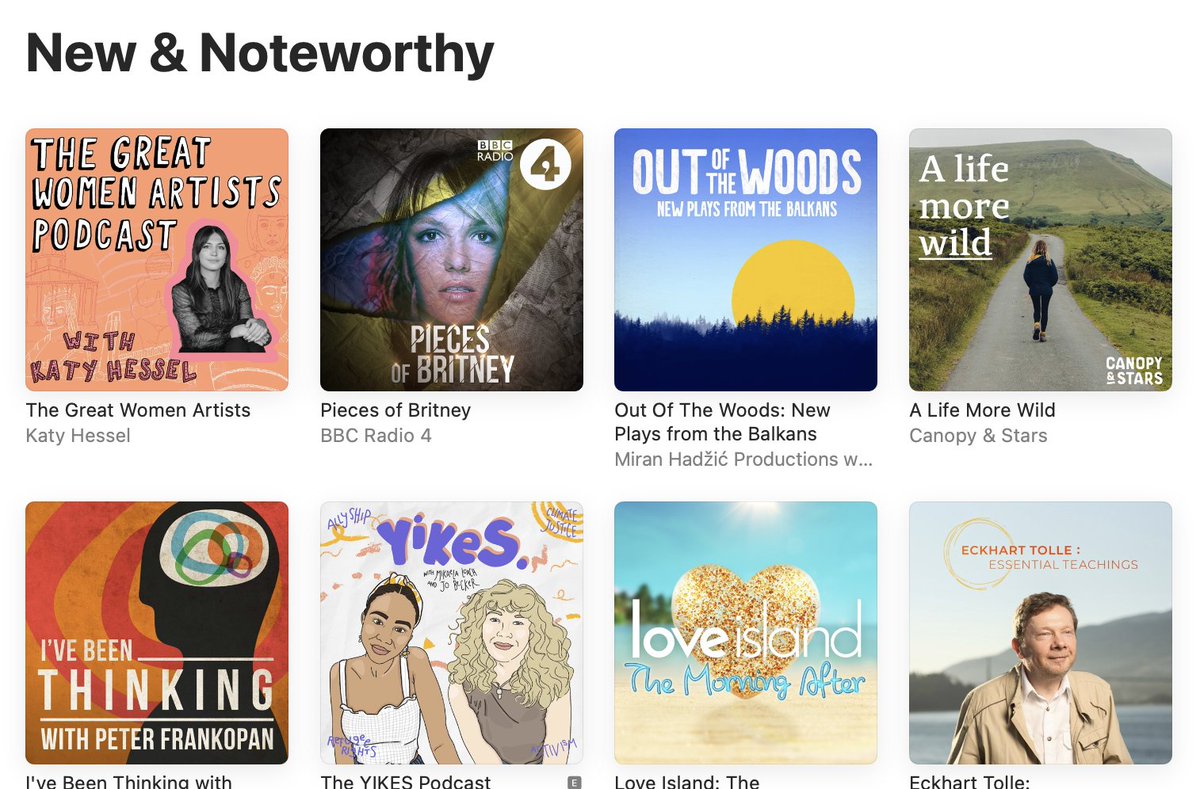 OutWoodsPodcast's tweet photo. We’re totally thrilled to be featured today on the @ApplePodcasts homepage! Check us out! ❤️❤️❤️❤️❤️ 🤩🤩🤩🤩🤩

https://t.co/gIrarF0Otj https://t.co/NQzEbcckoV