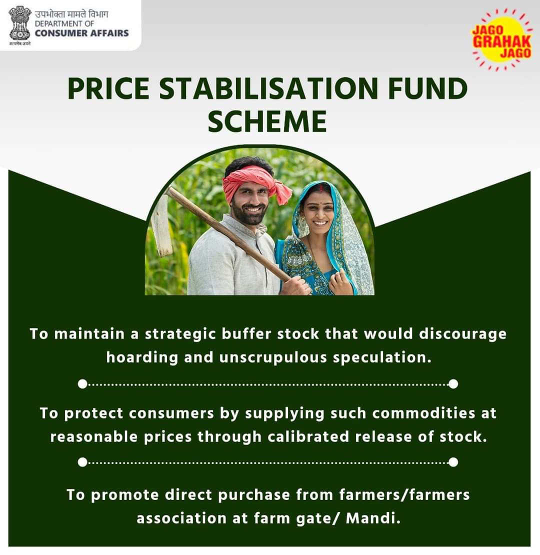 Consumer Affairs on X: "Objectives of Price Stabilisation Fund (PSF)  scheme. #JagoGrahakJago #Consumerprotection #DidYouKnow  #pricestabilisationfund #PSF https://t.co/Kl9zJAxyln" / X