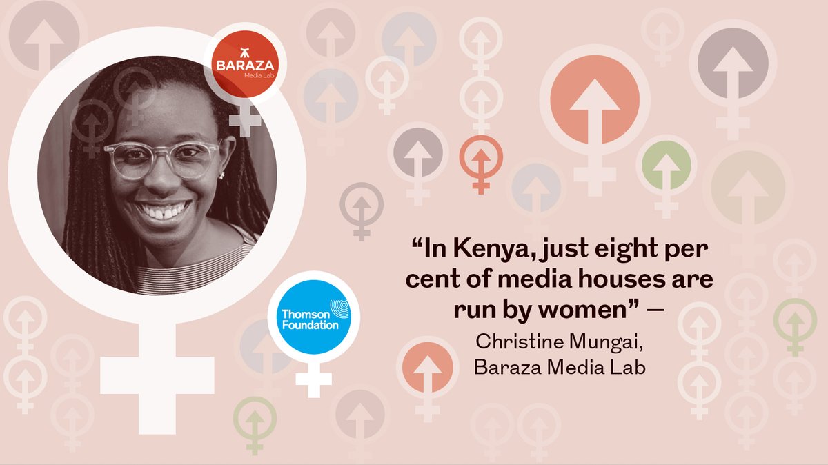 thomfound's tweet photo. "In #Kenya, just eight per cent of media houses are run by #women. The Bettina Fund will strengthen the capacity of women in #media” – @chris_mungai of @BarazaLab. 

We’re offering support to #Kenyan women looking to reach their full potential. Apply here: https://t.co/WOWKrZymWP https://t.co/6pg6pbtvqk