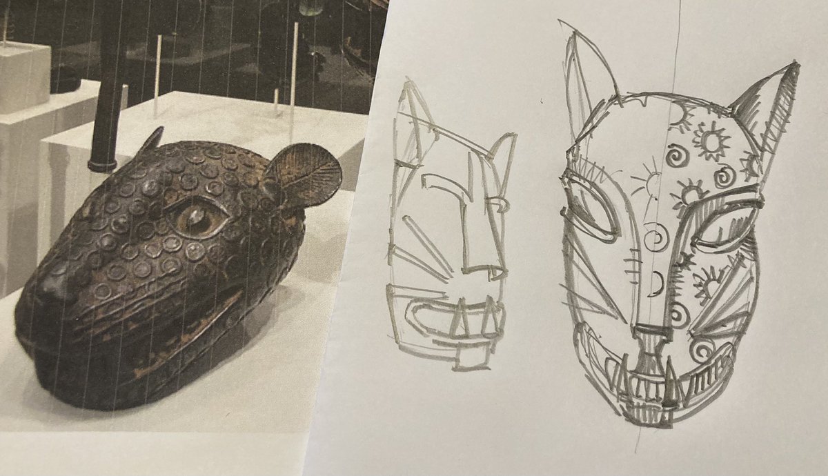 Well I had a great morning 'zooming' over to @LoseleyFields in Surrey to help Year 4 with their Benin Art project. Thank you @PhilippaMiss  . . . I look forward to seeing the children's finished masks.
darrellwakelam.com