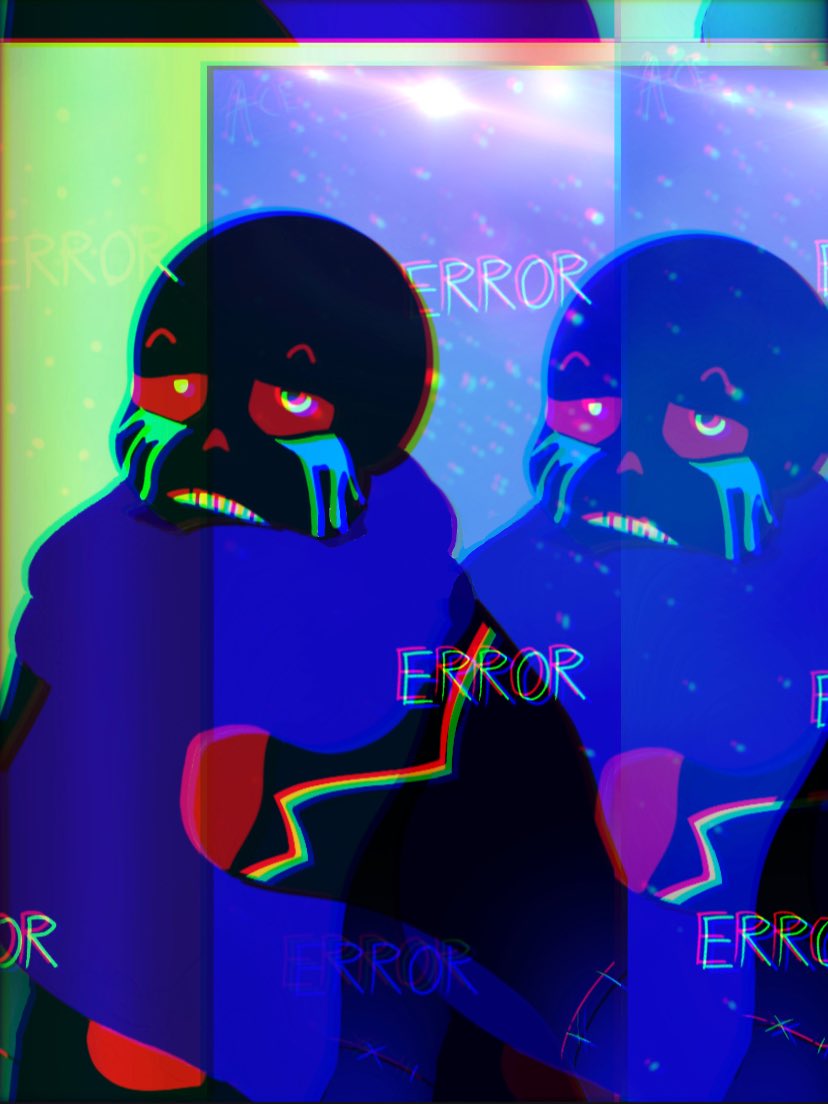 Ace Errorsans Drawing An Edit Undertale Art Sans Errorsans Error 3 T Co Xco8cs08hi Twitter