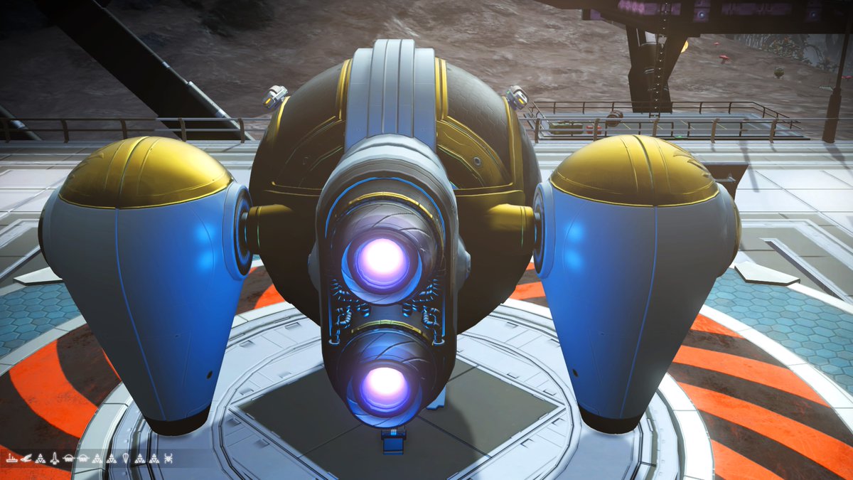 Richard52268932's tweet photo. Torigus TU9, Isdoraijung Galaxy-As a rule I don't do exotics but this one came down next to me. #isdoraijung #exotics #nomanssky #hellogames #ps4share #tradingpost #nms #interloper #shiphunter https://t.co/0NBvlo8H3t