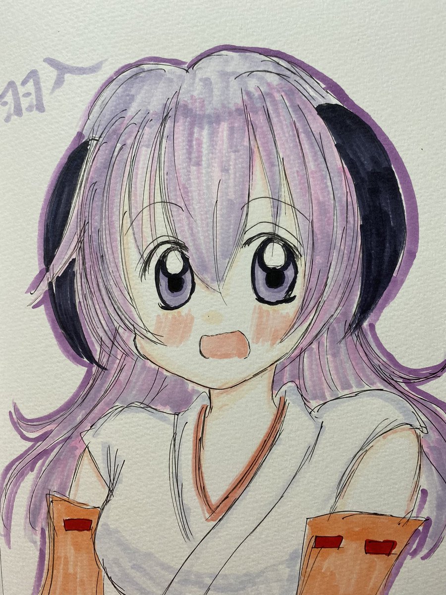 はにゅはにゅ ひぐらし卒 ひぐらしのなく頃に 羽入 月猫のイラスト