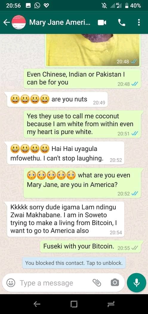 stanley_maphosa's tweet photo. Y'all watch out Bitcoin scammers 😂😂

#ZumaArrest | #malema https://t.co/LJxjKqzLOf