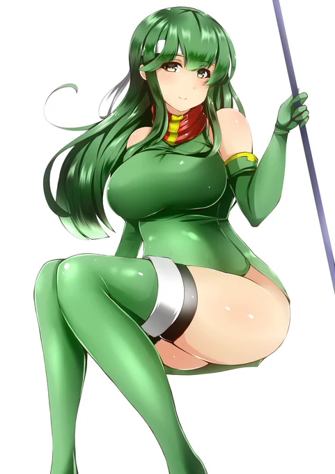 背景描こうと思ったけど諦めたパオラさん 