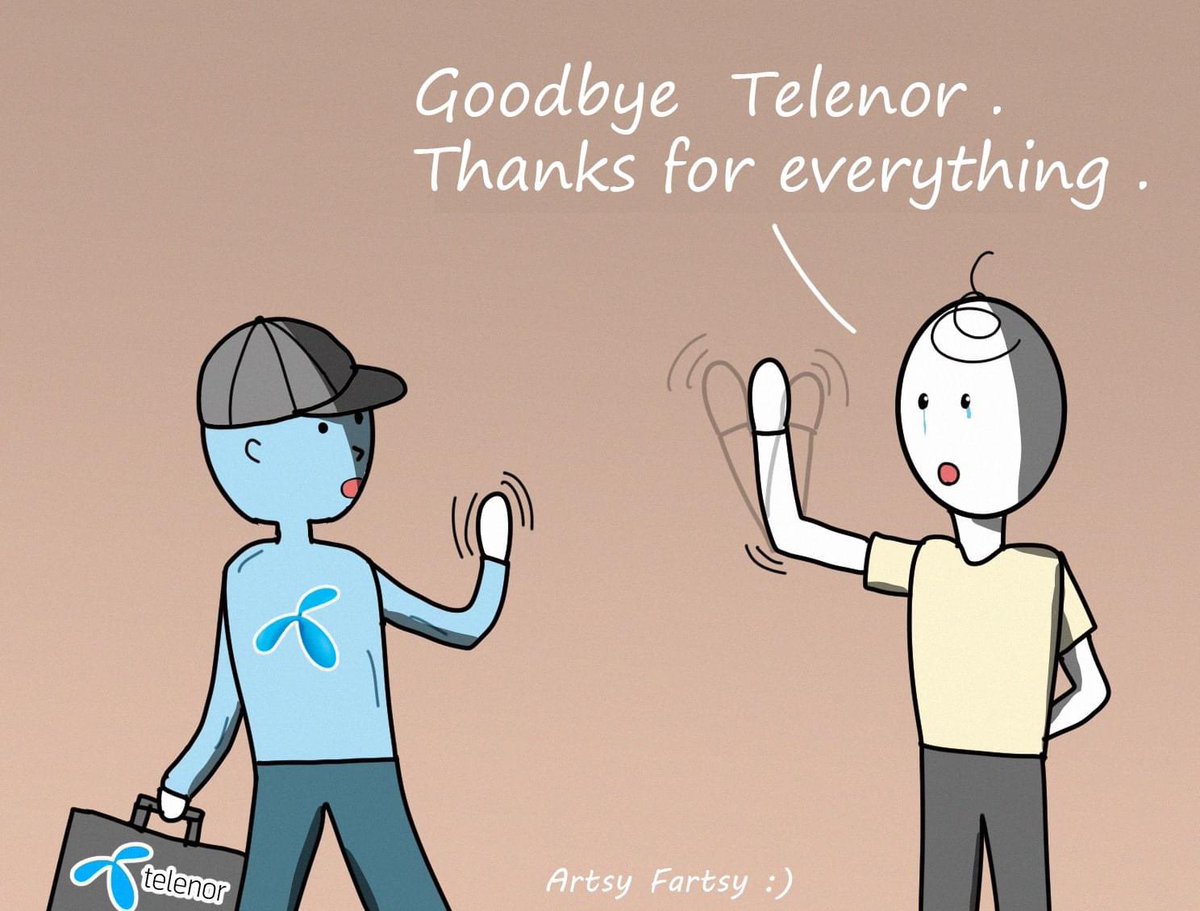 Finally, no more @Telenor_mm in Myanmar. Coup destroyed everything.  Art-Artsy Fartsy (Fb) #July8Coup #InternetShutdown  #WhatsHappeningInMyanmar