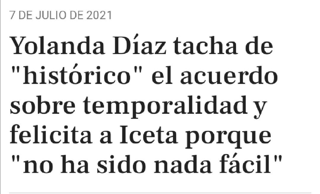 GMi15f's tweet image. 😲 @Yolanda_Diaz_ @PODEMOS nunca imaginamos que defendieras la TRAICIÓN A TEMPORALES PÚBLICOS ABUSADOS, en contra de  jurisprudencia europea.
⛔OPES NO SON SANCIÓN 
⛔20 días NO es disuasoria 
#NoIcetazo 
#FijezaYaEsConstitucional @IreneMontero @PabloEchenique @Alber_Canarias