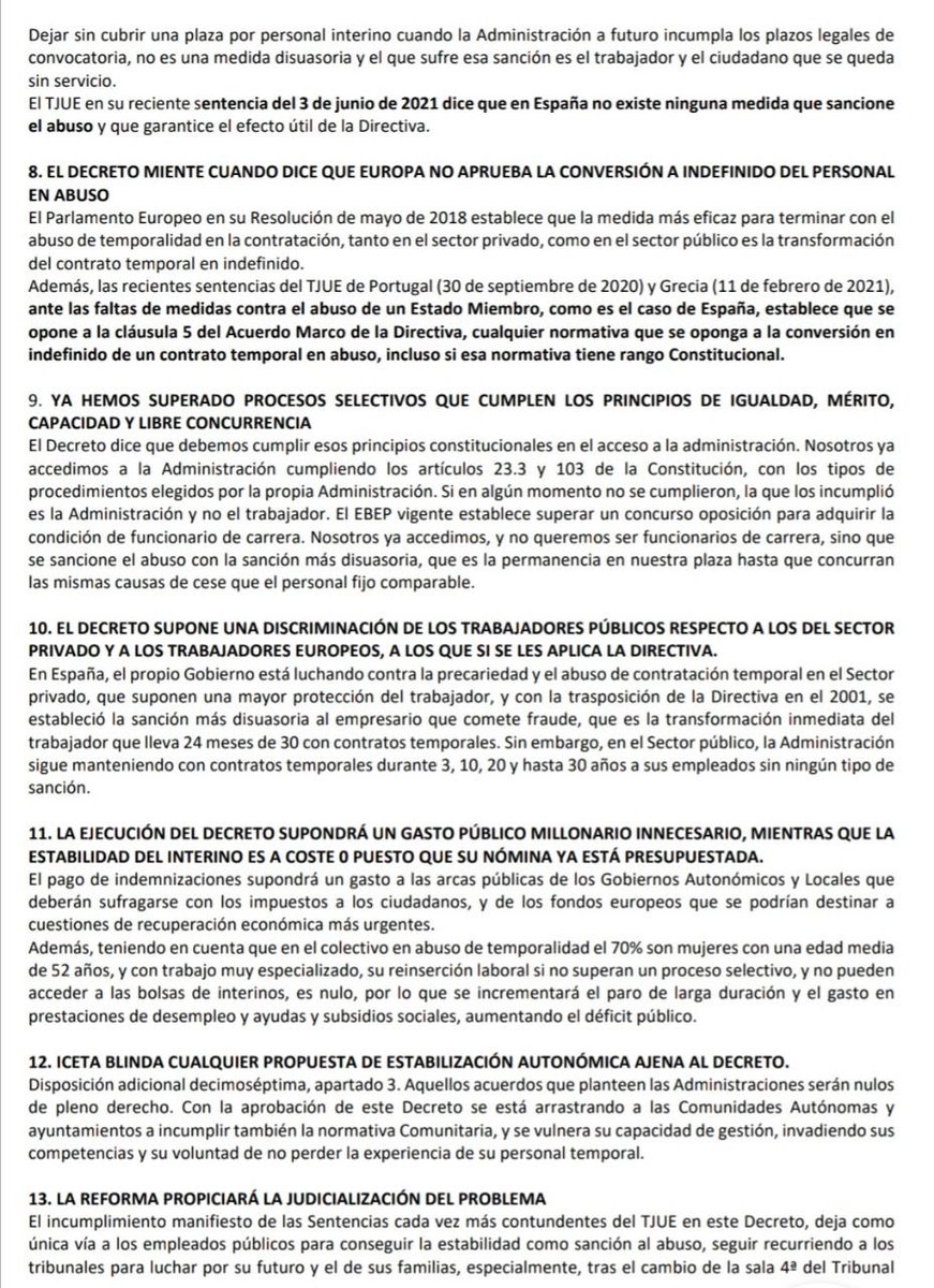 GMi15f's tweet image. 😲 @Yolanda_Diaz_ @PODEMOS nunca imaginamos que defendieras la TRAICIÓN A TEMPORALES PÚBLICOS ABUSADOS, en contra de  jurisprudencia europea.
⛔OPES NO SON SANCIÓN 
⛔20 días NO es disuasoria 
#NoIcetazo 
#FijezaYaEsConstitucional @IreneMontero @PabloEchenique @Alber_Canarias