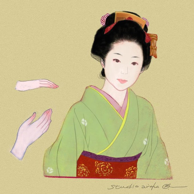 着物柄のtwitterイラスト検索結果 古い順