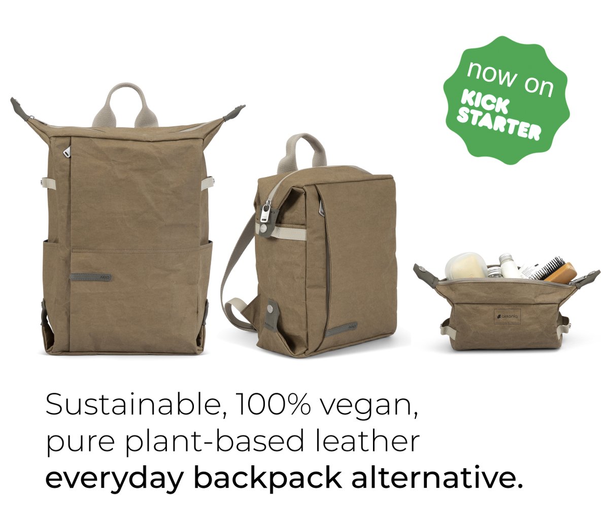 AlonaKomsky's tweet photo. Your new sustainable everyday backpack - now on Kickstarter - https://t.co/kXiZw5tV1Y https://t.co/Dvoe1q0axk