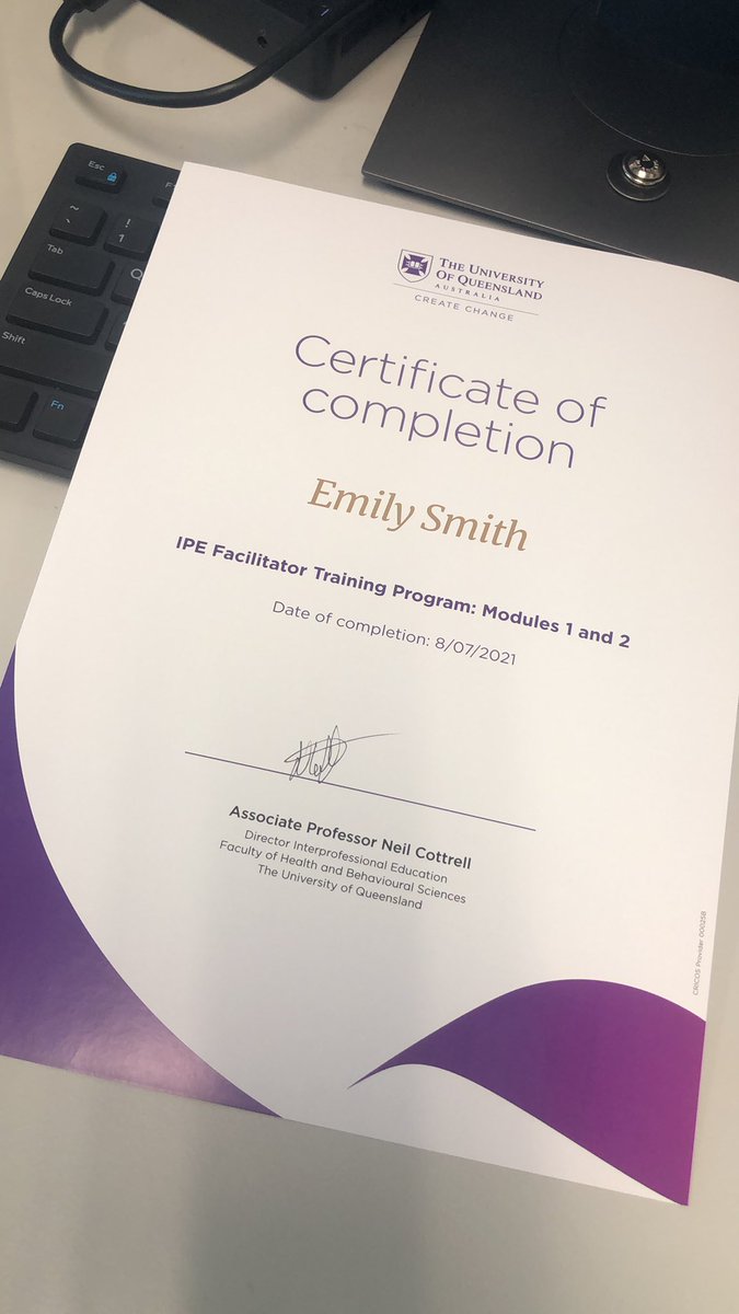 It was great to take part in Module 2 of the <a href="/UQHealth/">UQ Health</a> #InterprofessionalEducation facilitator training today 👩🏻‍⚕️👨🏾‍⚕️🧑🏽‍⚕️