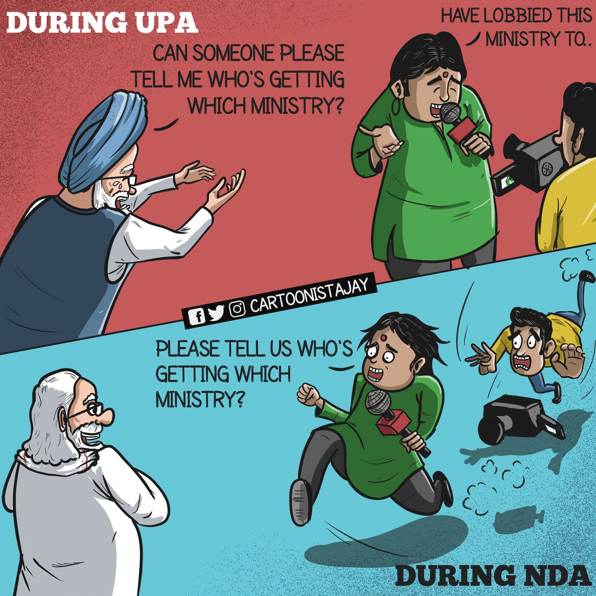 AdvkShreekanth's tweet photo. Difference is clear...

No influence, No phone calls and No lobbies....

Just work, commitment and report card is all that matters under Hon'ble PM @narendramodi Ji. #Govt4Growth https://t.co/pGCdfqeA1k