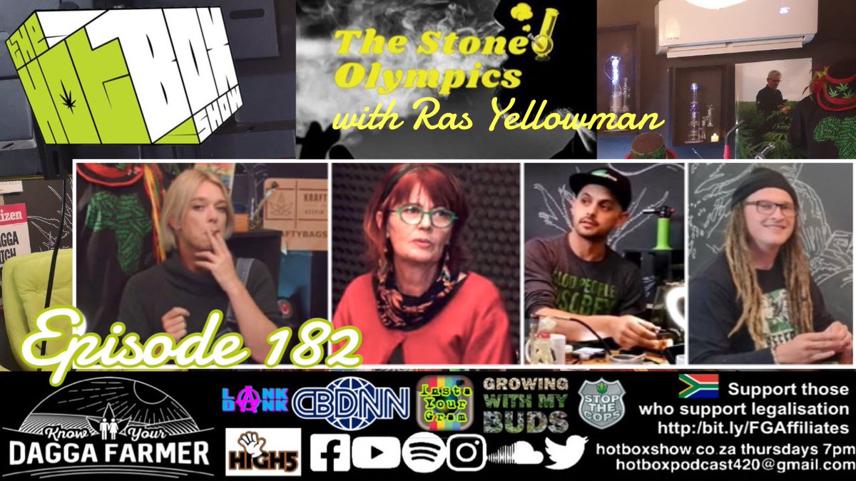 FieldsOfGreenFA's tweet photo. Tonight we link Up with the Stoned Olympics Community in Cape Town and Ras Yellowman.
Subscribe to our channel https://t.co/hB4KAGzcVC
#KnowYourDaggaFarmer #ZolPoll #smoking #RateMyGrow #WeedlyWinner #Hotboxshow #LankDank #dagga #StopTheCops #KnowYourFarmer #HotboxShowGuests https://t.co/0dtmh3dmwV