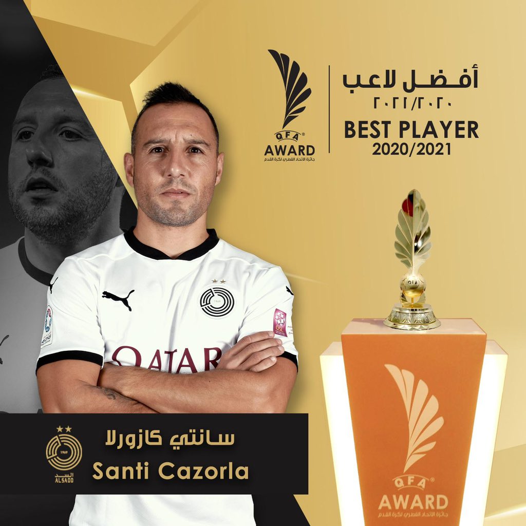 سانتي كازورلا لاعب نادي السد أفضل لاعب. حيث حصل على أعلى نسبة من الأصوات في عملية التصويت النهائية. QFAaward