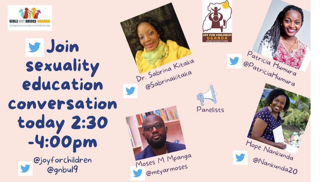 Don't miss being part of this important discussion this afternoon. Our own @nankunda20 from @RaisingTeensUg1 will be one of the Panelists and you don't want to miss her views on parenting adolescents. #LockdownParenting @JOYFORCHILDREN @vowforgirls @GNBU19