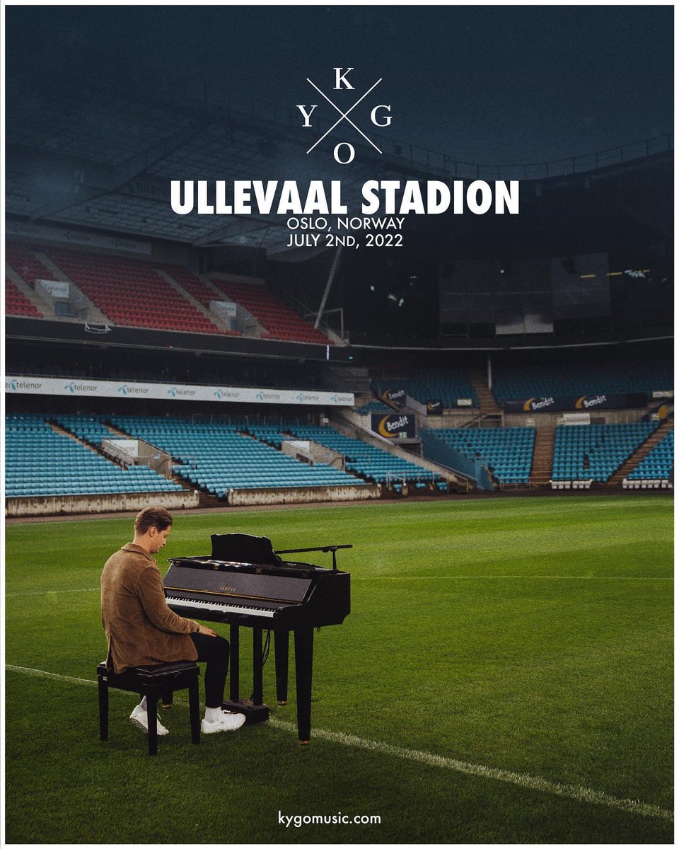 2. juli 2022 spiller KYGO på Ullevaal #kygo #kygoullevaal #ullevaalstadion #oslo #2022 #kygomusic