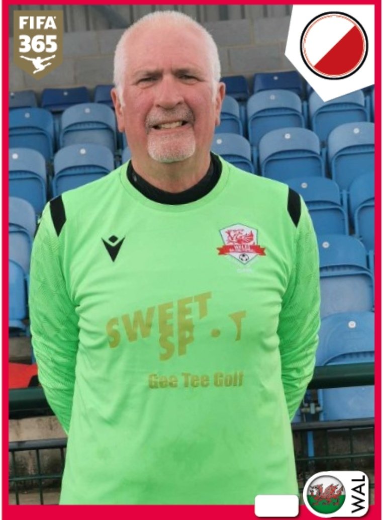 10th day
Wales walking Football Federation
Over 60s
Steve Ashton
Goalkeeper
Cardiff