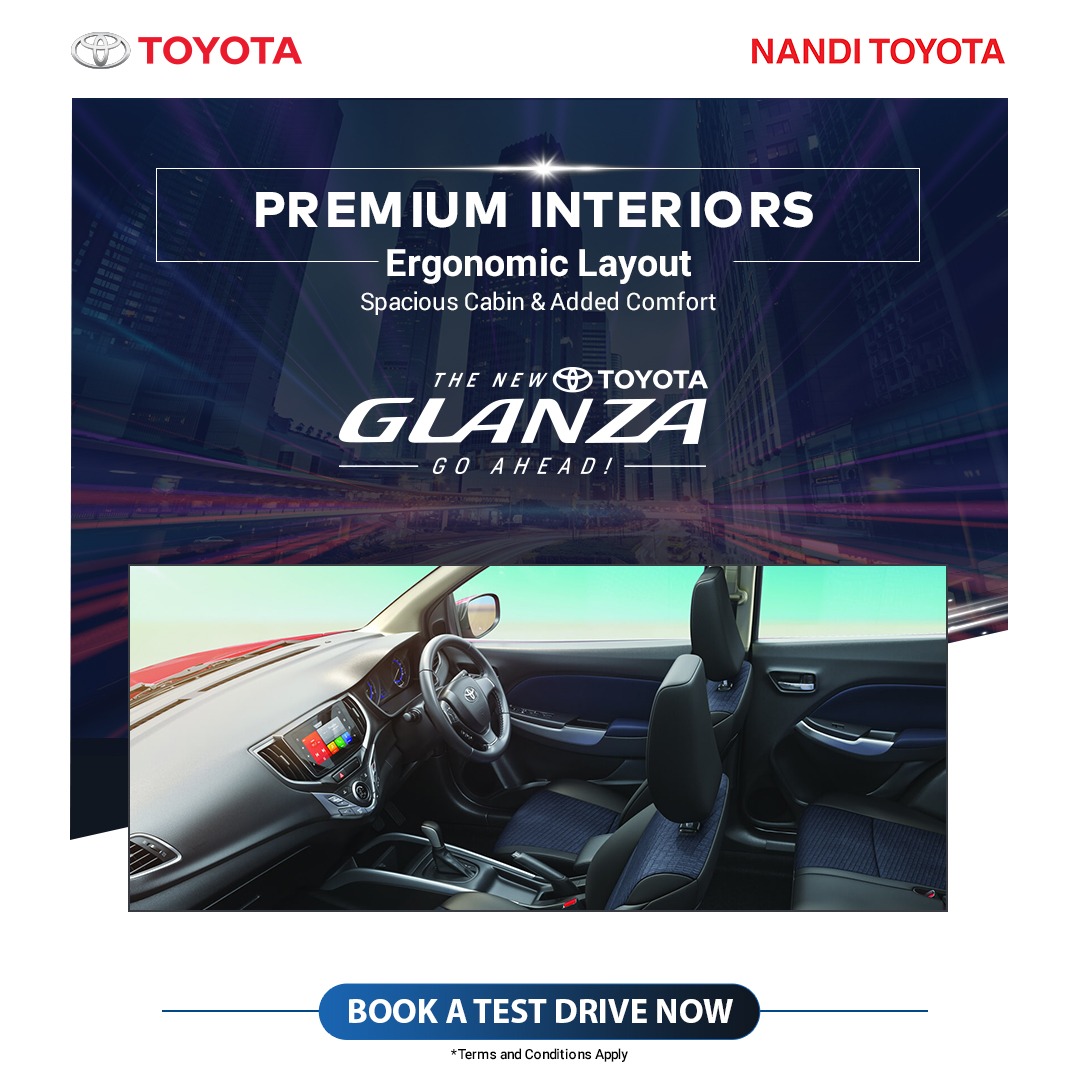 JoinNandi's tweet photo. Drive home the all-new Toyota Glanza with premium interiors ergonomic layout and spacious cabin &amp; added comfort.

Book a Test drive now 
For More Details Contact: 98450 73723 / 98868 64969 / 98862 04047

#Glanza #Benefits #LowEMI #Toyota #ToyotaIndia #NandiToyota #ToyotaBangalore https://t.co/Gm1PFDvFvy