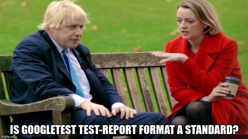 overflow_meme's tweet image. Is googletest test-report format a standard? stackoverflow.com/questions/6829… #xmlschema #googletest #xml