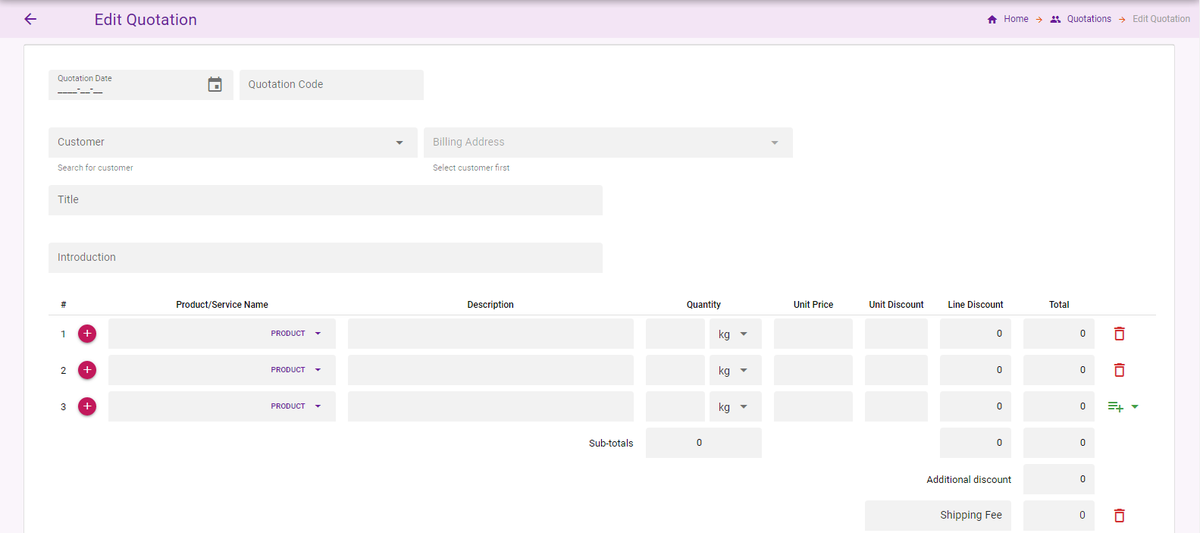 _ndianabasi's tweet photo. I've spent the last 4 days on the UI/UX design and frontend implementation of the quotation functionalities for the Akpoho Software. I've poured out my heart to implement all the features I've always wanted on a quotation software and... https://t.co/hEpQwS956E