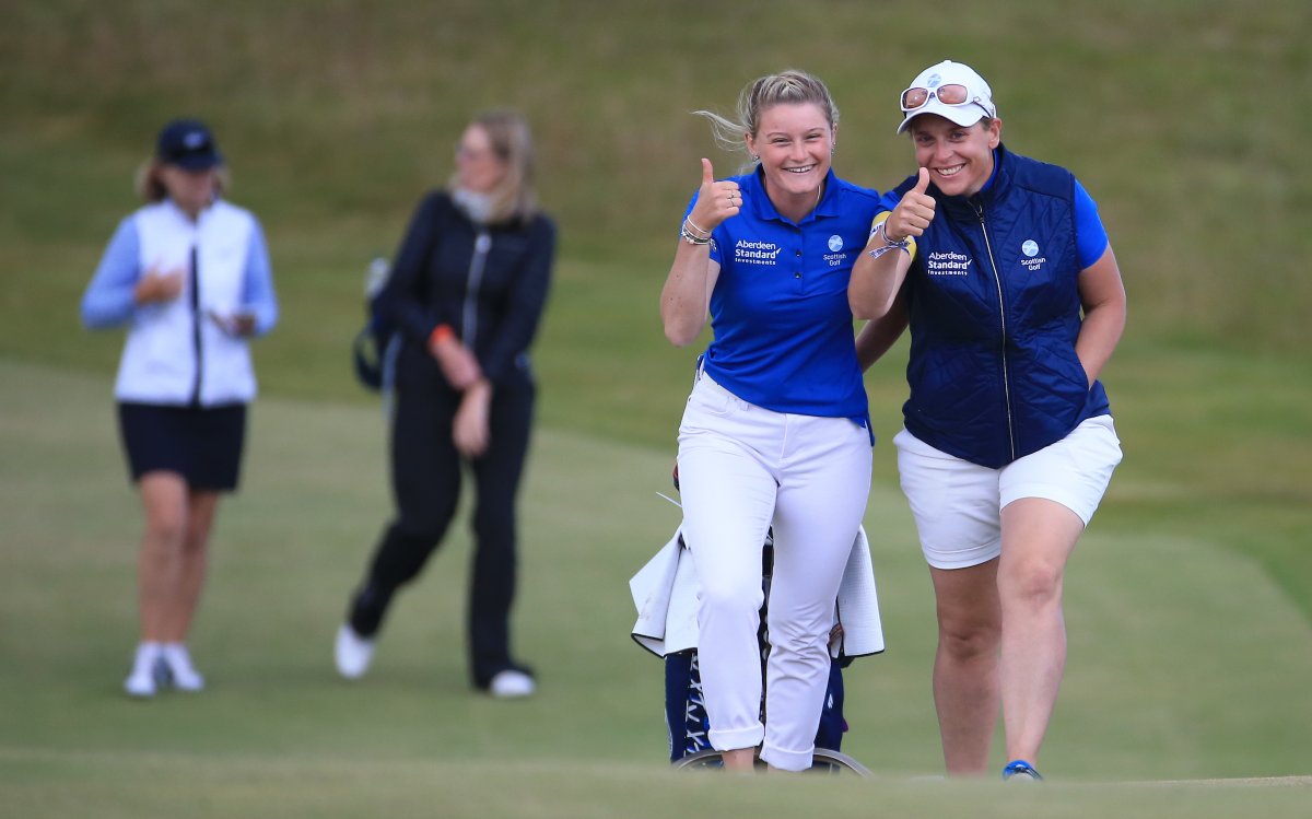 Thumbs up for Scotland 🏴󠁧󠁢󠁳󠁣󠁴󠁿 at Royal County Down!

Team Scotland have earned the number-one seed at the European Ladies' Team Championship 👏

The quarter-final matches:

(1) 🏴󠁧󠁢󠁳󠁣󠁴󠁿 vs 🇪🇸 (8)
(4) 🇨🇿 vs 🏴󠁧󠁢󠁥󠁮󠁧󠁿 (5)
(2) 🇮🇪 vs 🇮🇹 (7)
(3) 🇸🇪 vs 🇩🇰 (6)

📸 <a href="/golffile/">GOLFFILE</a>/ David Lloyd