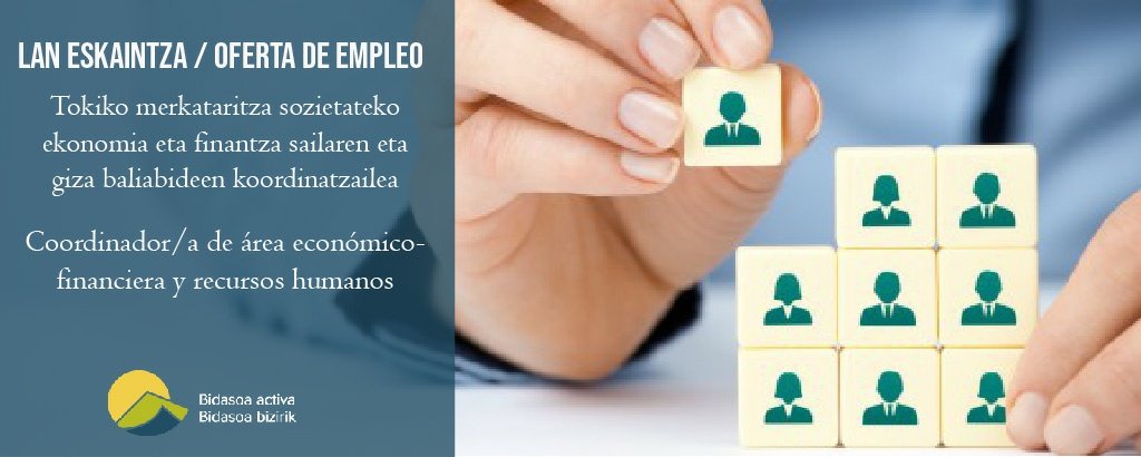 Bidasoaactiva's tweet photo. OFERTA DE EMPLEO

Bidasoa activa lanza una convocatoria para cubrir un puesto de Coordinador/a de área económico-financiera y recursos humanos. Ya puedes enviar tu solicitud. Consulta las bases y condiciones en el siguiente enlace

https://t.co/sF6SBUccEp https://t.co/ws002m3O0C