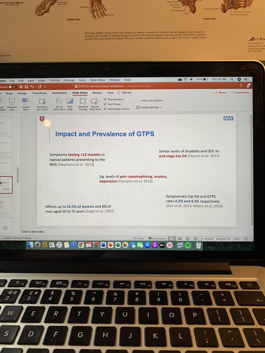 calummiddleton's tweet photo. My first inservice on GTPS today @uhltherapy 👨‍💻 A serious condition largely overlooked in practice/guidance/policies @Seth0Neill @garethphysio1 @alisongrimaldi @angiefearon https://t.co/ZcHZnSCNPw