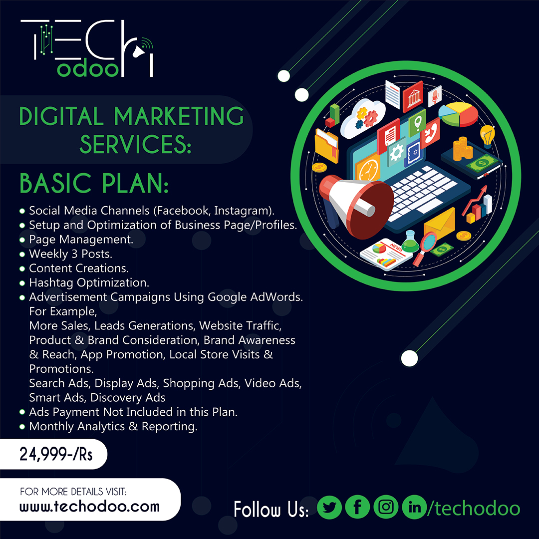 TechOdoo's tweet image. TECHODOO💕
🏠 #Techodoo is a #top #Level #Software &amp;amp; 
  #digitalmarketingagency providing you #best services.
👉 #providing an #effective #digitalmarketing #plans 
🌀 #basic #plan 
🌀 #standard #plan 
🌀 #premium #plan 
 💕if you are #intersted Contact Now:- 
📞+92 318 1981938
