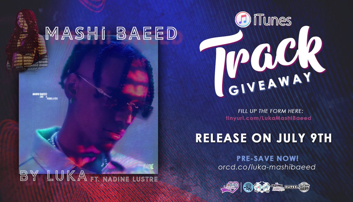 JaDineHabb's tweet photo. Fill up the form for free Mashi Baeed iTunes track:
https://t.co/oefgFRChk1

LUKA FEAT NADINE
#LukaMashiBaeed https://t.co/eyb8omtvLh