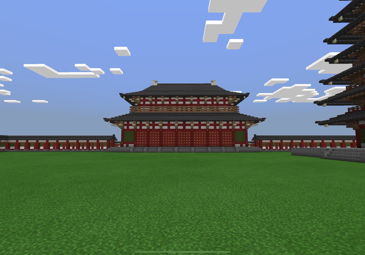 narato_'s tweet photo. 1/1 飛鳥 新益京 大官大寺 中心伽藍 落慶。

#minecraft建築コミュ #Minecraftbuilds #minecraft
#和風建築 #mcpe https://t.co/v0coomuJli