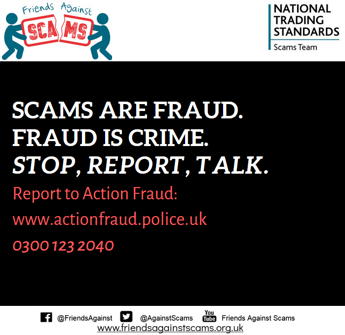 HCC_TS's tweet photo. It may feel embarrassing to admit you have been scammed but you need to report the scam and talk to others to make them #ScamAware. Complete the online scams awareness training at https://t.co/EAPaYsVl1W https://t.co/SQ0jmw0QLm