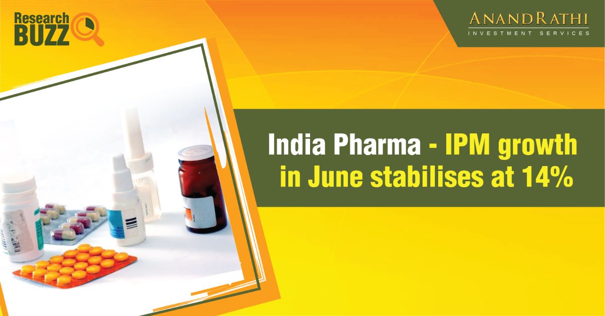 rathi_online's tweet photo. The sector continues to benefit from Covid-drug sales, but will this start fading in the coming months if the country tackles/avoid the #ThirdWave? Read the detailed #ResearchBuzz report on #Pharma, here: https://t.co/dpIXnxfdtH.

#AnandRathi #StockMarket #stocks #COVID19 #invest https://t.co/BhY9GaTIJj